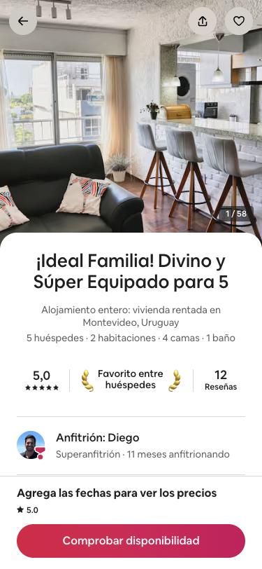 Anuncio de Plutarco en Airbnb: ¡Ideal Familia! Divino y Súper Equipado para 5